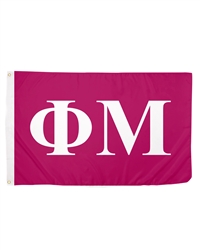 Phi Mu Sorority Flag