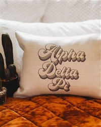 Retro Pillow - Alpha Delta Pi
