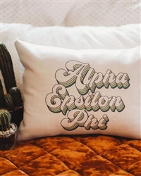 Retro Pillow - Alpha Epsilon Phi