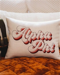 Retro Pillow - Alpha Phi
