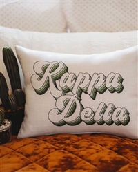 Retro Pillow - Kappa Delta