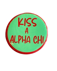 Kiss a Alpha Chi Pin (3 inch)