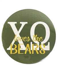 Baylor Chi Omega Loves the Bears Pin (3 inch)