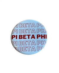 Pi Beta Phi Stacked Pin (2.25 inch)