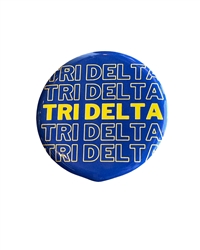 Tri Delta Stacked Pin (2.25 inch)
