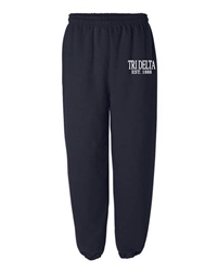 Navy Sweatpants (Classic Style) - Tri Delta