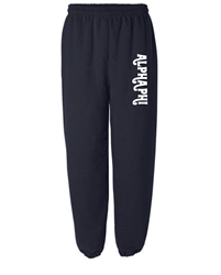 Navy Sweatpants (Retro Style)  -Alpha Phi