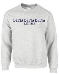 Grey Sweatshirt (Classic Style) -Tri Delta