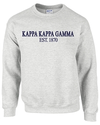 Grey Sweatshirt (Classic Style) -Kappa