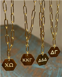 Paperclip Necklace - Alpha Phi