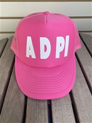 Alpha Delta All Pink Trucker