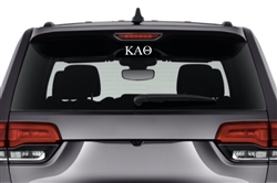 Kappa Alpha Theta Sorority Car Decal