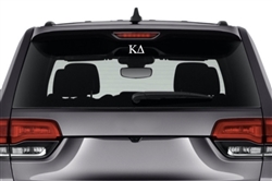 Kappa Delta Sorority Car Decal