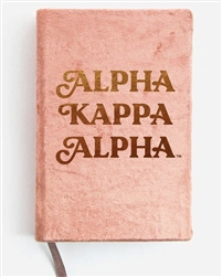Velvet Notebook - Alpha Kappa Alpha