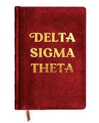 Velvet Notebook - Delta Sigma Theta