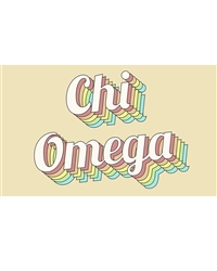 Retro Flag - Chi Omega