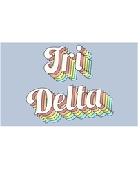 Retro Flag - Tri Delta