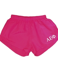 Pink Sorority Shorts - AEPhi