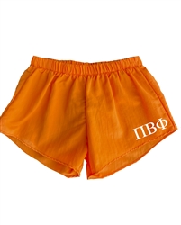 Orange Sorority Shorts - Pi Phi