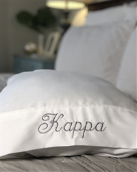 Monogrammed Pillowcase - Kappa