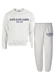 White Sweat Set (Classic Style) -Kappa