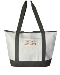 White & Black Cooler (Texas)  -Alpha Phi