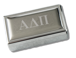 Silver Pin Box - Alpha Delta Pi