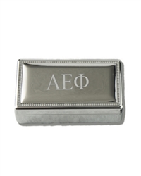 Silver Pin  Box - Alpha Epsilon Phi