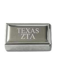 TEXAS Silver Pin Box - Zeta