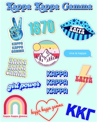Girl Power Stickers - Kappa