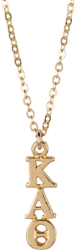 SP Gold Lavalier Necklace - Theta
