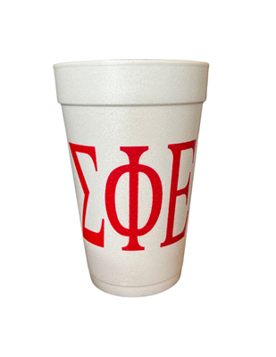 Styrofoam Cups - Sigma Phi Epsilon
