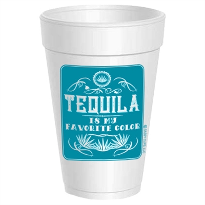Tequila Styrofoam Cups