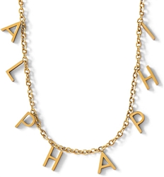Name Necklace -  Alpha Phi