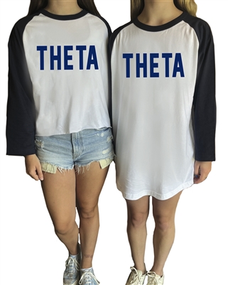 Baseball Shirt (Navy Design) -  Theta