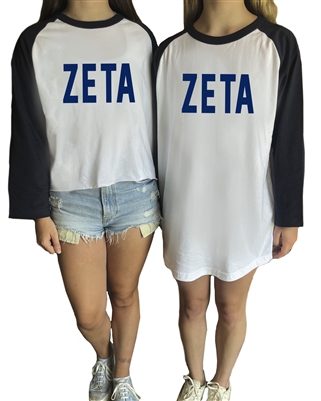 Baseball Shirt (Navy Design) -  Zeta