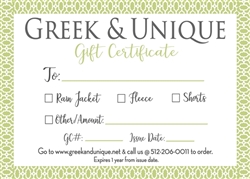 $50 Gift Certificate (emailed & texted)