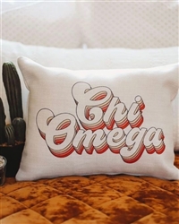 Retro Pillow - Chi Omega