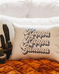 Retro Pillow - Kappa Kappa Gamma
