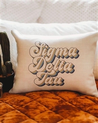 Retro Pillow - Sigma Delta Tau