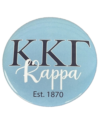 Kappa Blue Est. Pin (3 inch)