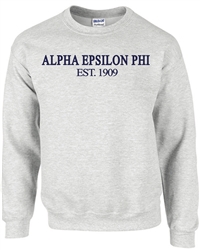 Grey Sweatshirt (Classic Style) -AEPhi