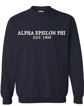 Navy Sweatshirt (Classic Style) -AEPhi