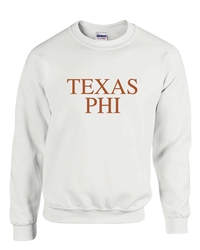 White Sweatshirt (Texas) - AEPhi