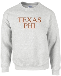 Grey Sweatshirt (Texas) - AEPhi