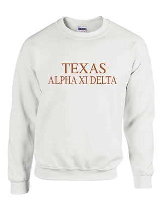 White Sweatshirt (Texas) - AXiD