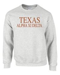 Grey Sweatshirt (Texas) - AXiD