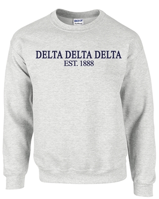 Grey Sweatshirt (Classic Style) -Tri Delta