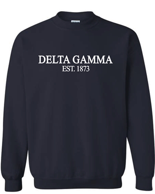 Navy Sweatshirt (Classic Style) -DG