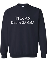 Navy Sweatshirt (Texas) - DG